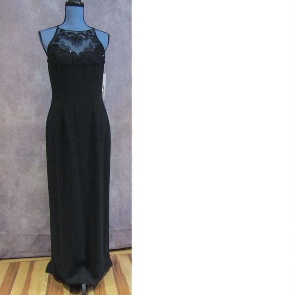 Scott McClintock Dresses & Skirts - Vintage NEW Scott McClintock Sequin Black Gown